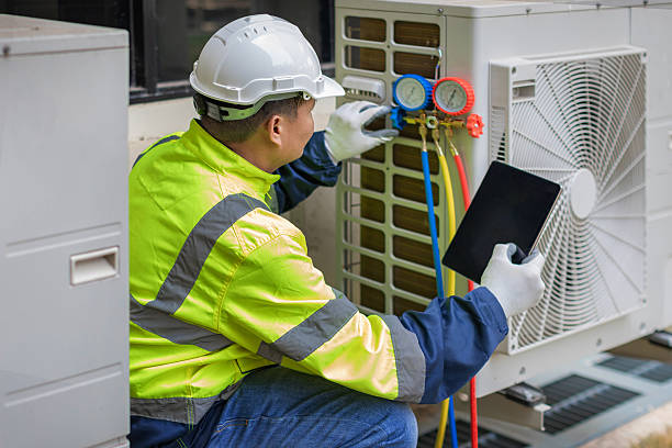 Professional Hvac Maintenance technician working in Brockton, MA
